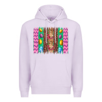 Lilac easter leopard egg bunny brush stroke Premium Hoodie - Artiststas