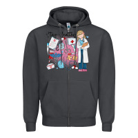 Smoke stay healthy nurse Zipper Hoodie - MaliasSmallBusiness