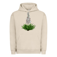 Pigment French Oak Yucca Flower IIIustrations Urban Hoodie - LillyAllenDesigns