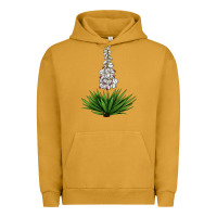 Pigment Peanut Butter Yucca Flower IIIustrations Urban Hoodie - LillyAllenDesigns