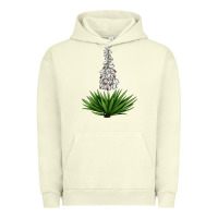 Pigment Pistachio Yucca Flower IIIustrations Urban Hoodie - LillyAllenDesigns