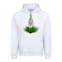 White Yucca Flower IIIustrations Urban Hoodie - LillyAllenDesigns