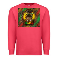Cardinal juneteenth afro bun mama tumbler Premium Sweatshirt - HRA Design Shop