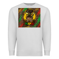 Dove Grey juneteenth afro bun mama tumbler Premium Sweatshirt - HRA Design Shop