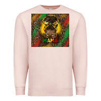 Pale Pink juneteenth afro bun mama tumbler Premium Sweatshirt - HRA Design Shop