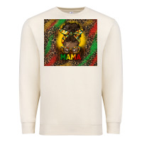 Sandshell juneteenth afro bun mama tumbler Premium Sweatshirt - HRA Design Shop
