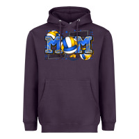 Plum mom volleyball Heavyweight Hoodie - Zillion Design Studio