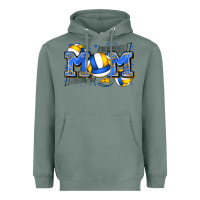Sage mom volleyball Heavyweight Hoodie - Zillion Design Studio