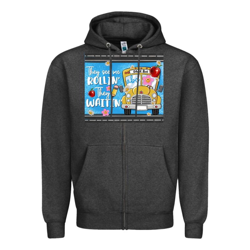 They See Me Rollin They Waitin Zipper Hoodie by MaliasSmallBusiness | Teevron