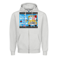 Dove Grey they see me rollin they waitin Zipper Hoodie - MaliasSmallBusiness