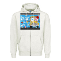 Oatmeal Heather they see me rollin they waitin Zipper Hoodie - MaliasSmallBusiness