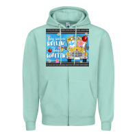Seafoam they see me rollin they waitin Zipper Hoodie - MaliasSmallBusiness