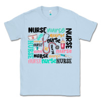 Dusty Blue nurse Classic Tee - MaliasSmallBusiness