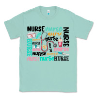Seafoam nurse Classic Tee - MaliasSmallBusiness