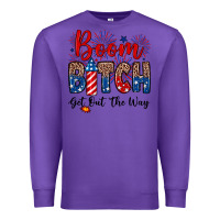 Purple Boom bitch get out the way Premium Sweatshirt - Neo Western