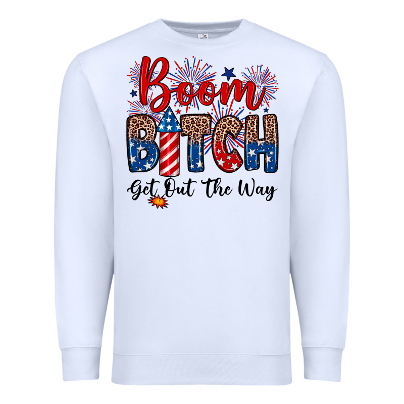 Boom Bitch Get Out The Way Premium Sweatshirt by Neo Western | Teevron