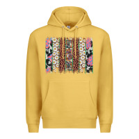 Antique Gold easter leopard cowhide bunny brush stroke Premium Hoodie - Artiststas