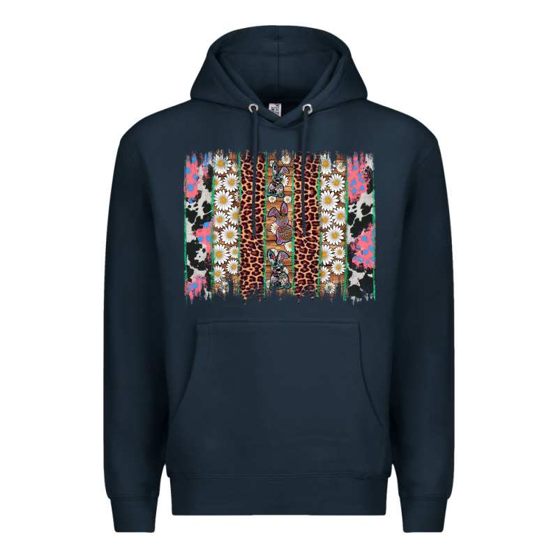 Easter Leopard Cowhide Bunny Brush Stroke Premium Hoodie by Artiststas | Teevron