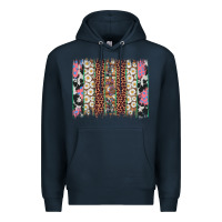 Navy easter leopard cowhide bunny brush stroke Premium Hoodie - Artiststas
