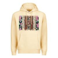 Pina Colada easter leopard cowhide bunny brush stroke Premium Hoodie - Artiststas