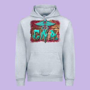 Western Nurse Certified Nurse  Assistant Medilcal Symbol  Background Urban Hoodie Designed By Barkaloodesign