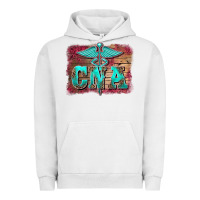 Pigment Lunar Rock western nurse certified nurse  assistant medilcal symbol  background Urban Hoodie - BarkalooDesign