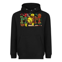Black mom softball Heavyweight Hoodie - Zillion Design Studio