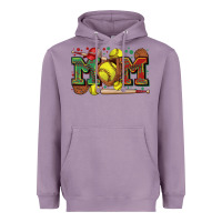 Lavender mom softball Heavyweight Hoodie - Zillion Design Studio