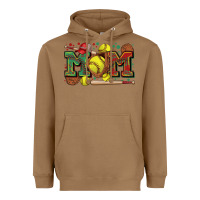 Toasted Coconut mom softball Heavyweight Hoodie - Zillion Design Studio