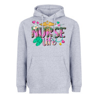 Heather Grey nurse life Heavyweight Hoodie - texasbilliewilder