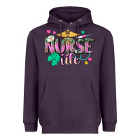 Plum nurse life Heavyweight Hoodie - texasbilliewilder
