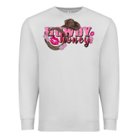 Dove Grey howdy honey valentine's day Premium Sweatshirt - FaDigitalArtStudio