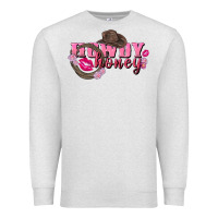 Oatmeal Heather howdy honey valentine's day Premium Sweatshirt - FaDigitalArtStudio