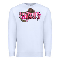 White howdy honey valentine's day Premium Sweatshirt - FaDigitalArtStudio