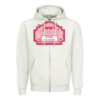 Oatmeal Heather cupid's brewing company Zipper Hoodie - MaliasSmallBusiness