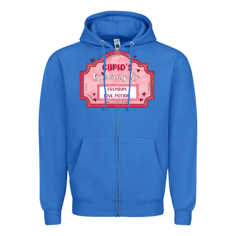 Cupid's Brewing Company Zipper Hoodie by MaliasSmallBusiness | Teevron