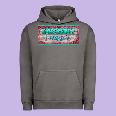 Western Emergency Nurse License Plate Template Urban Hoodie Designed By Barkaloodesign