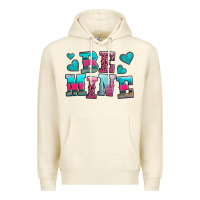 Sandshell be mine western valentine's day no background Premium Hoodie - AdoDesignShop