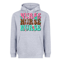 Heather Grey nurse nurse nurse Heavyweight Hoodie - texasbilliewilder