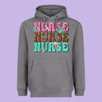 Nurse Nurse Nurse Heavyweight Hoodie Designed By Texasbilliewilder