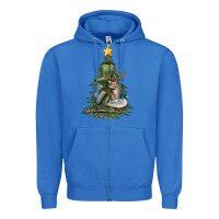 True Royal hunting christmas tree Zipper Hoodie - MaliasSmallBusiness