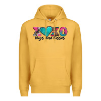 Mustard xoxo hugs and kisses valentines day Premium Hoodie - AdoDesignShop