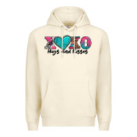 Sandshell xoxo hugs and kisses valentines day Premium Hoodie - AdoDesignShop