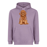 Lavender toy poodle Heavyweight Hoodie - RanaPortraitStore