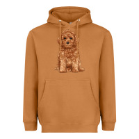 Meerkat toy poodle Heavyweight Hoodie - RanaPortraitStore