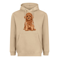 Mushroom toy poodle Heavyweight Hoodie - RanaPortraitStore