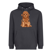 Smoke toy poodle Heavyweight Hoodie - RanaPortraitStore