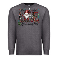 Charcoal Heather for the love of the christmas Premium Sweatshirt - CowhideDigitalArt