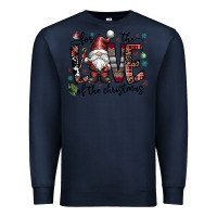 Navy for the love of the christmas Premium Sweatshirt - CowhideDigitalArt