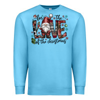 Ocean Blue for the love of the christmas Premium Sweatshirt - CowhideDigitalArt